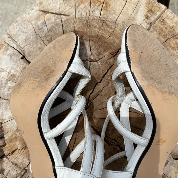 White Heeled Sandals - Picture 4 of 4